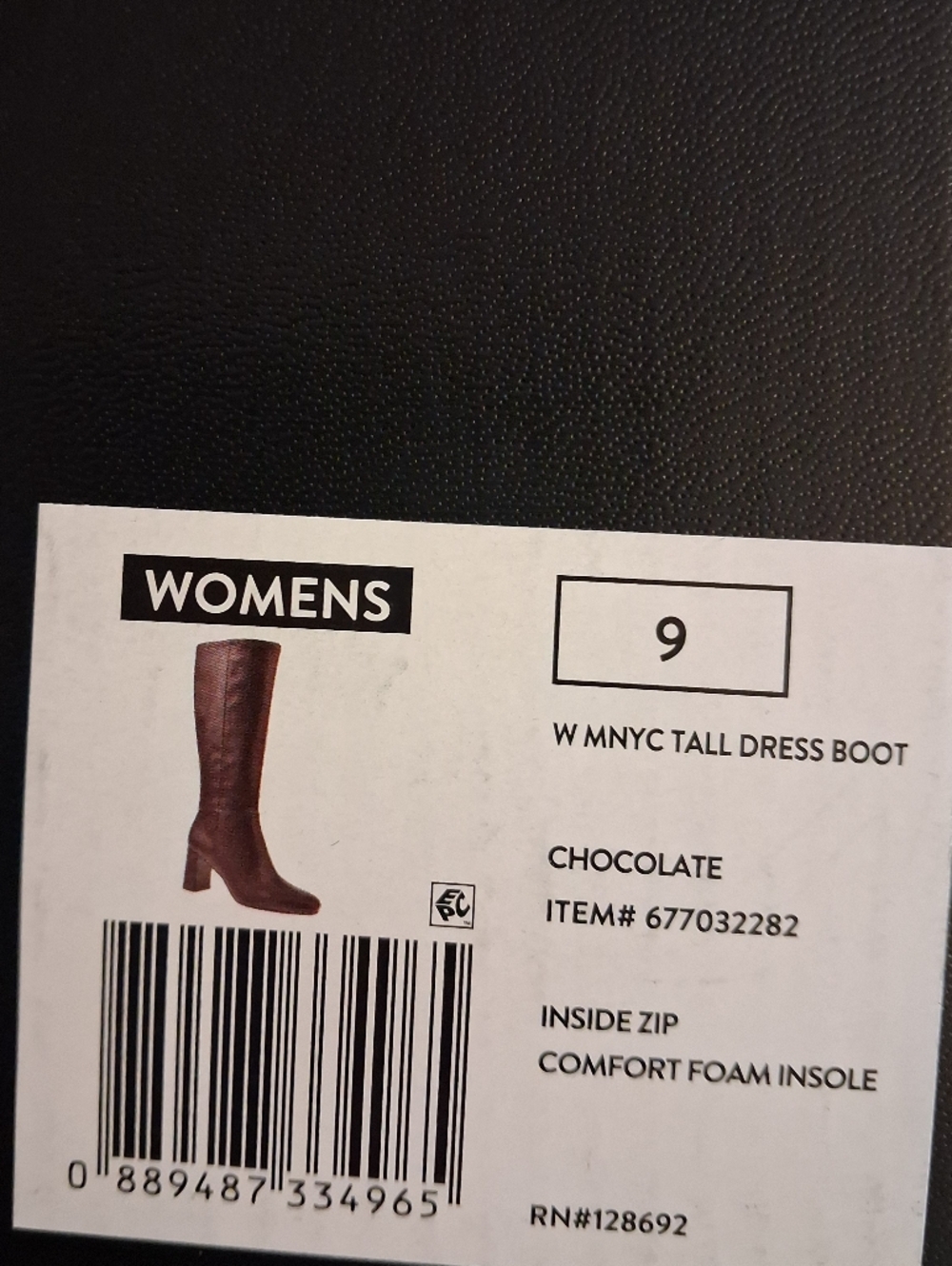 Madden NYC Classic Tall Brown Women's Heeled Dress Boots Size 9 - Picture 6 of 8